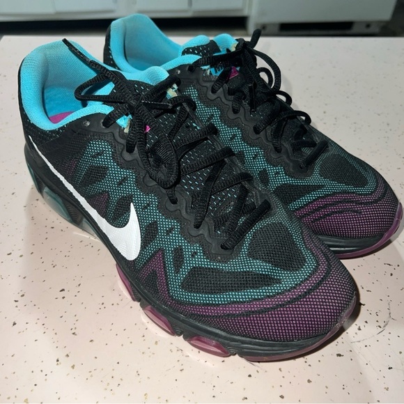 Nike Air Max Tailwind 7 Black/Clearwater 683635 004 Women Running Shoes US 10 - Picture 2 of 11